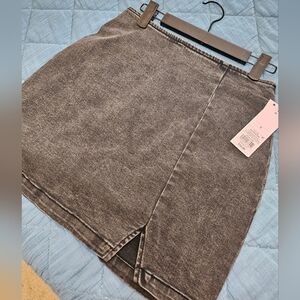 Women's Wild Fable Black Jean Skirt